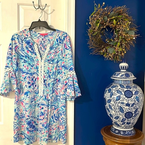 Lilly Pulitzer Dresses & Skirts - Women’s Lilly Pulitzer 100% Rayon Hollie Tunic Dress Size XS